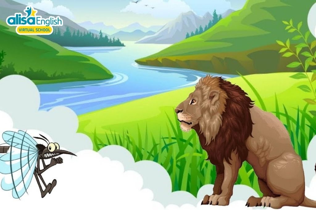 Truyện cổ tích song ngữ Sư tử và con muỗi - The Lion and The Gnat