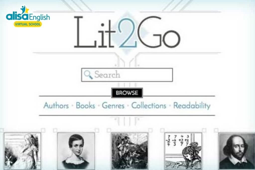 Trang web chia sẻ sách nói tiếng Anh cho bé Lit2Go