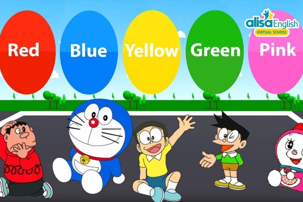 Từ vựng tiếng Anh lớp 1 cho trẻ về chủ đề màu sắc