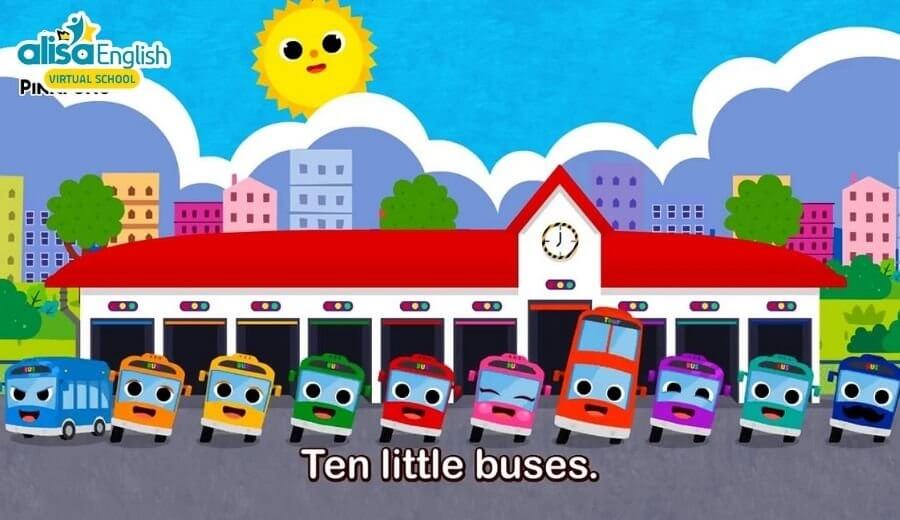 10 bài hát tiếng Anh trẻ em theo chủ đề Transportation - Giao thông